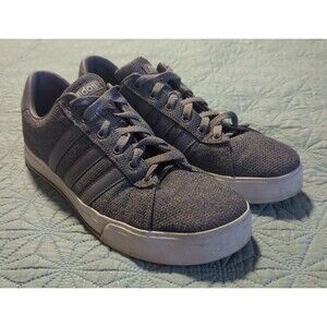 Adidas Sneakers Neo Cloudfoam Daily Low Top Gray Sneakers Size 9.5 Skateboarding